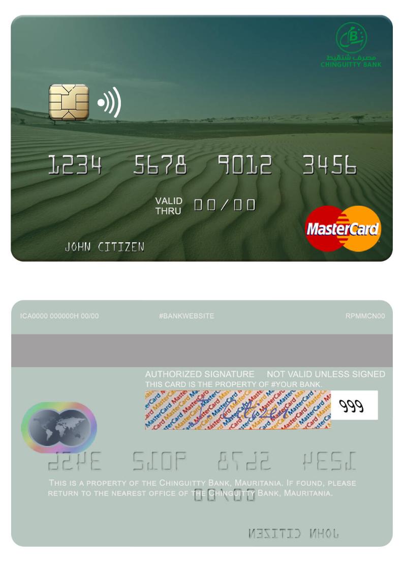 Mauritania Chinguitty Bank mastercard